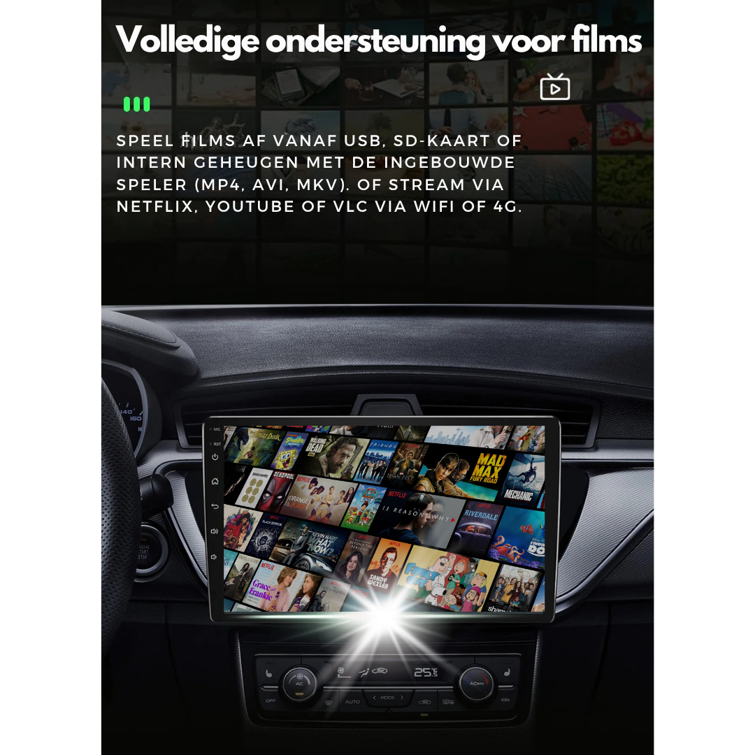 Citroen C1 | Peugeot 107 | Toyota Aygo 2005-2014| Android 13 Autoradio | Apple CarPlay | Android Auto - DashPro - Belgium