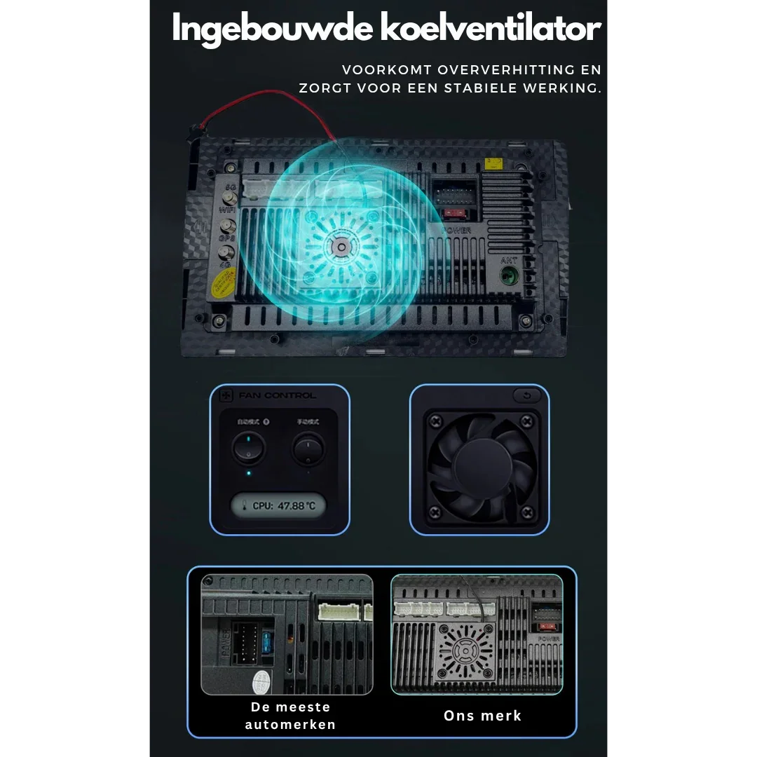 Universal | 7 Inch Scherm | Android 13 Autoradio | Apple CarPlay | Android Auto - DashPro - Belgium