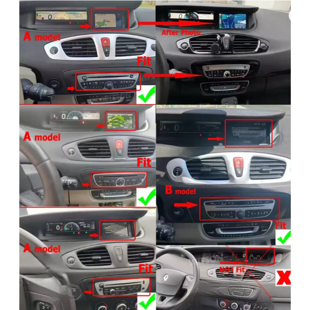 Renault Scenic 3 | 2009-2016 | Android 13 Autoradio | Apple CarPlay | Android Auto - AutoNav.nl