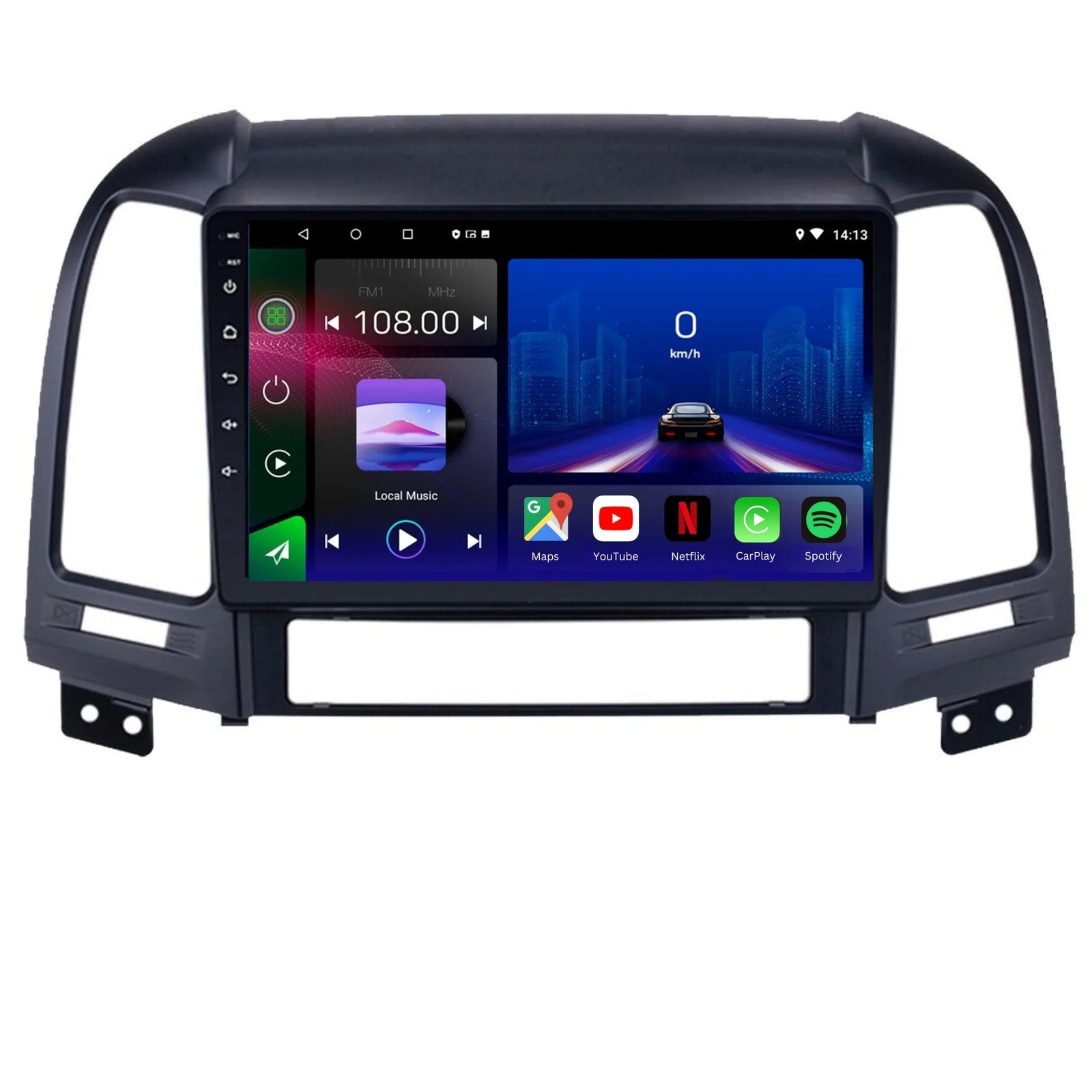 Hyundai Santa Fe 2 | 2007-2012 | Android 13 Autoradio | Apple CarPlay | Android Auto - DashPro - Belgium