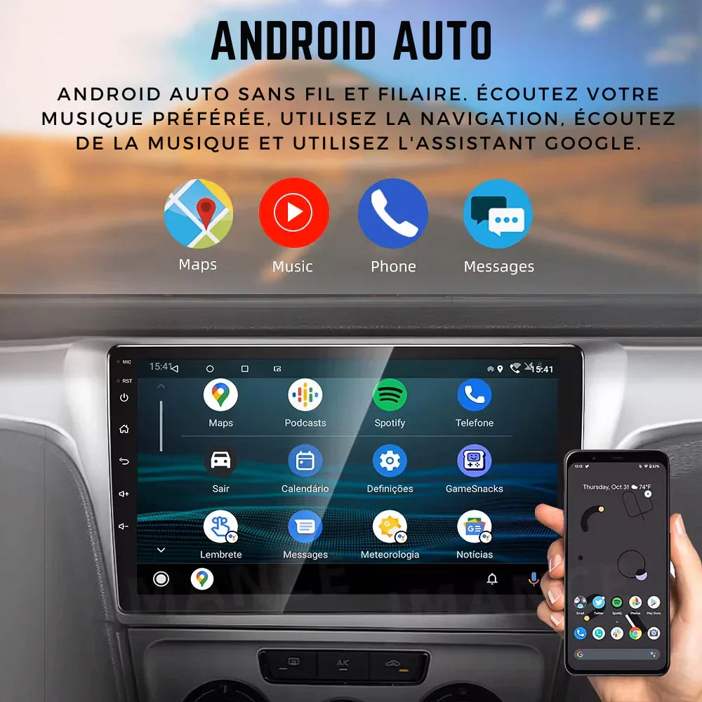 Dacia Universal | Android 13 Autoradio | Apple CarPlay | Android Auto - TechVoyage