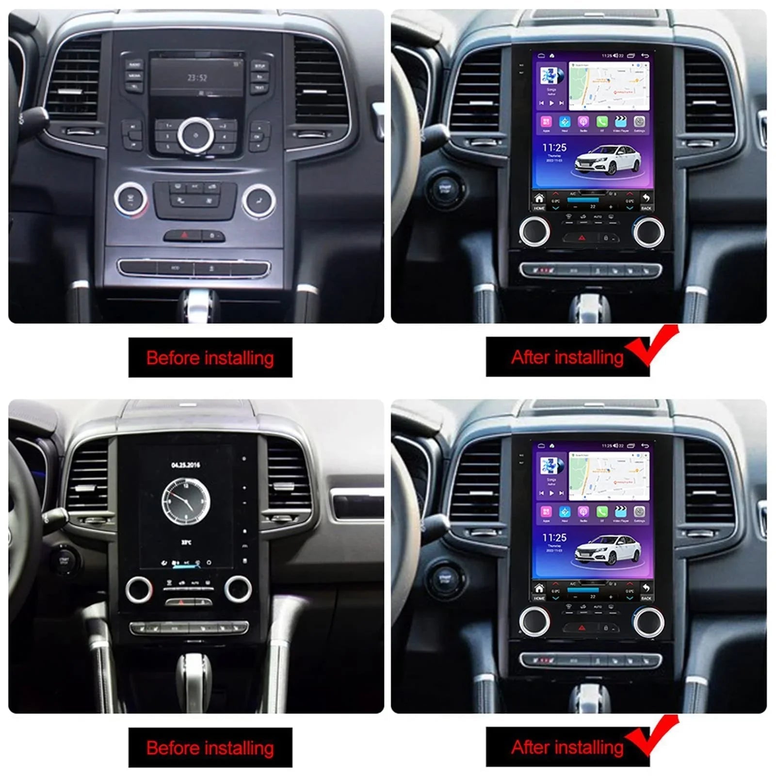 Renault Megane 4 | Talisman | Koleos | 2017-2019 | Android 13 Autoradio | Apple CarPlay | Android Auto - AutoNav.nl