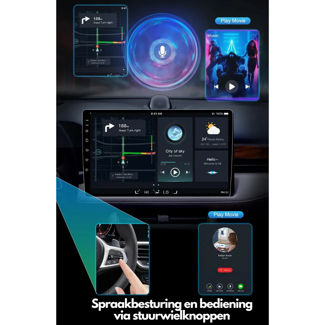 Peugeot | 308 308 SW 308s T9 | 2013-2020| Android 13 Autoradio | Apple CarPlay | Android Auto - DashPro - Belgium