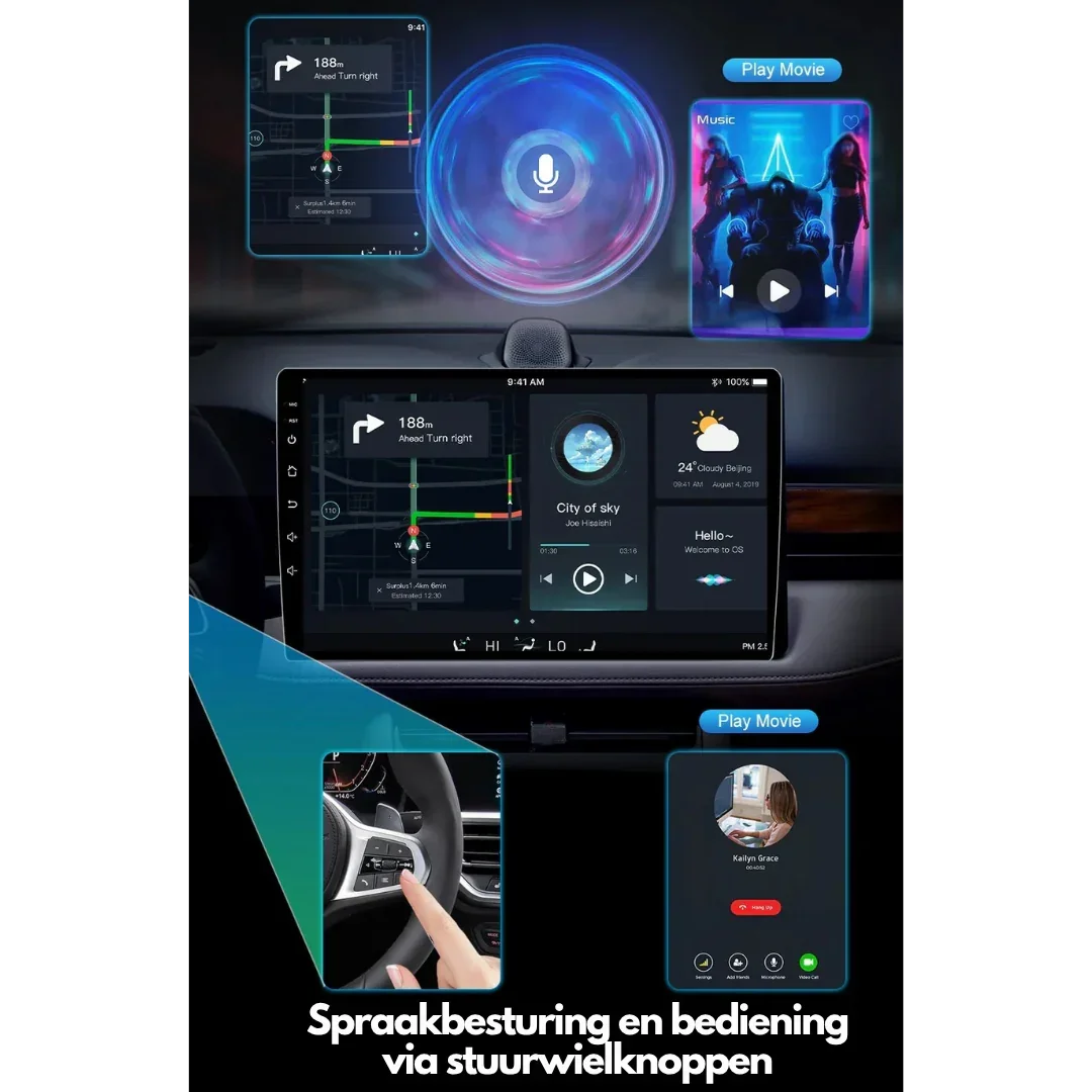 FIAT Ducato | Peugeot Boxer | Citroen Relay Jumper | 2023-onwards | Android 13 Autoradio | Apple CarPlay | Android Auto - DashPro - Belgium