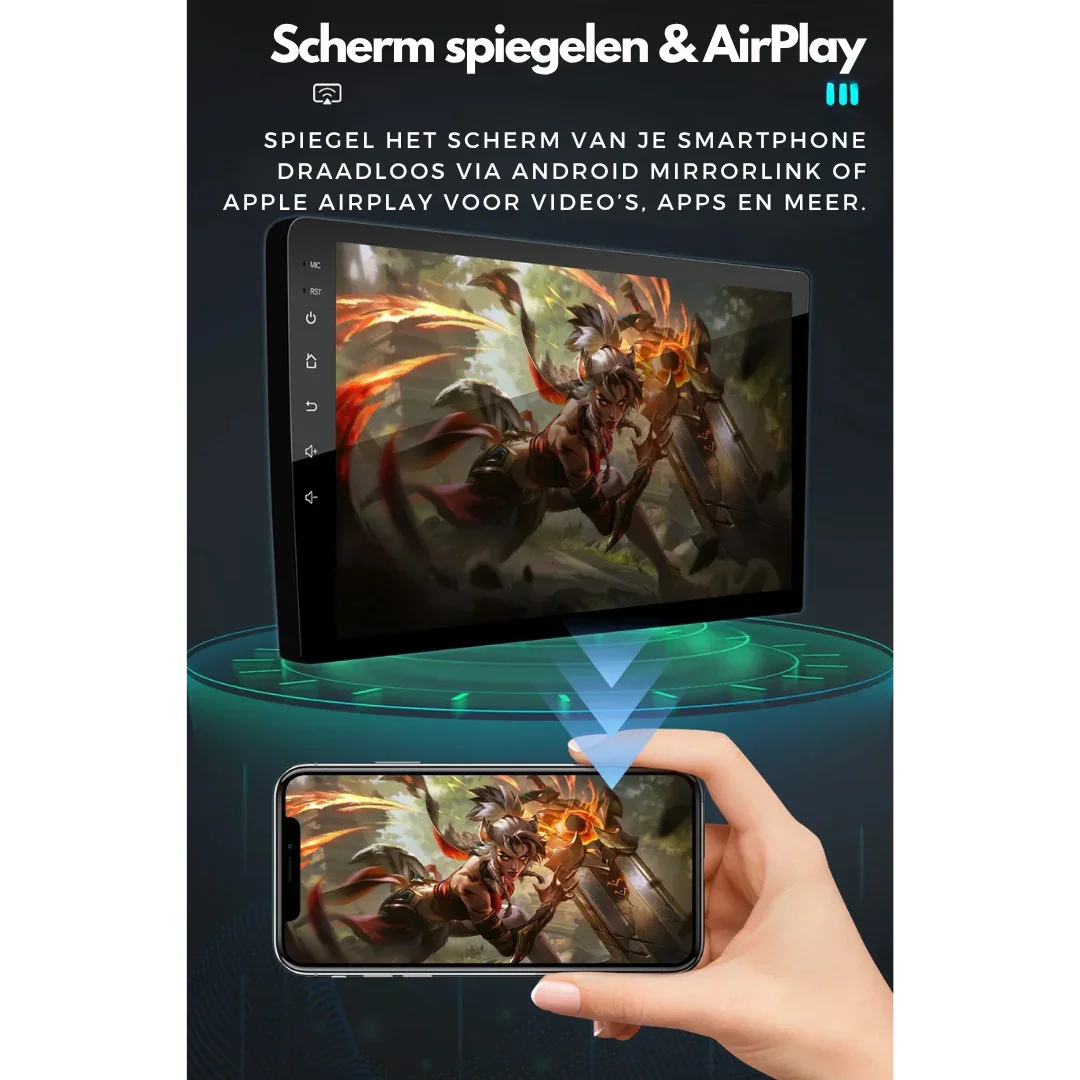 Universal | 7 Inch Scherm | Android 13 Autoradio | Apple CarPlay | Android Auto - DashPro - Belgium