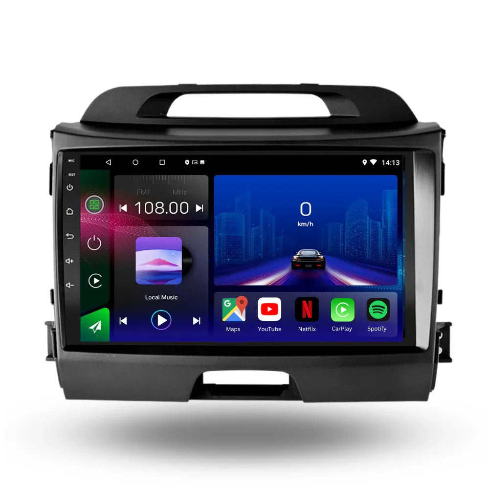 Kia Sportage | 2010-2016 | Android 13 Autoradio | Apple CarPlay | Android Auto - TechVoyage