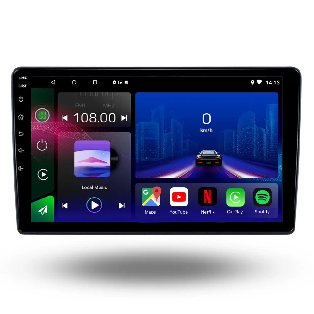 Universal | Écran de 10 pouces | Android 13 Autoradio | Apple CarPlay | Android Auto - TechVoyage