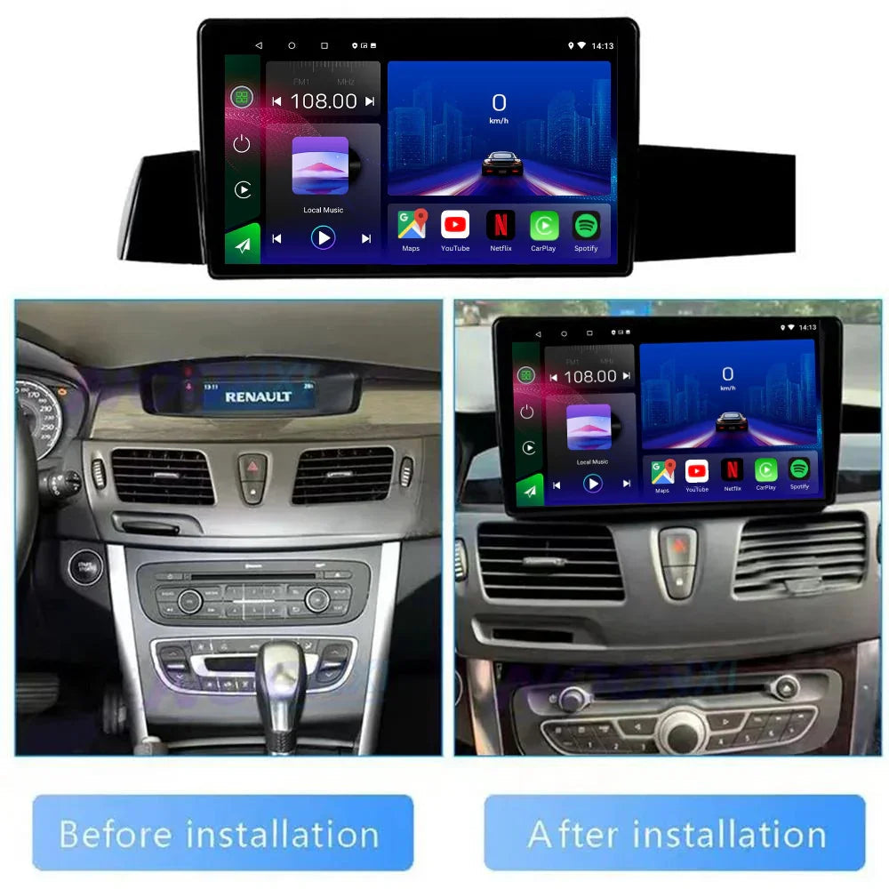 Renault Latitude | 2010-2015 | Laguna 3 2010-2015 | Android 13 Autoradio | Apple CarPlay | Android Auto - TechVoyage