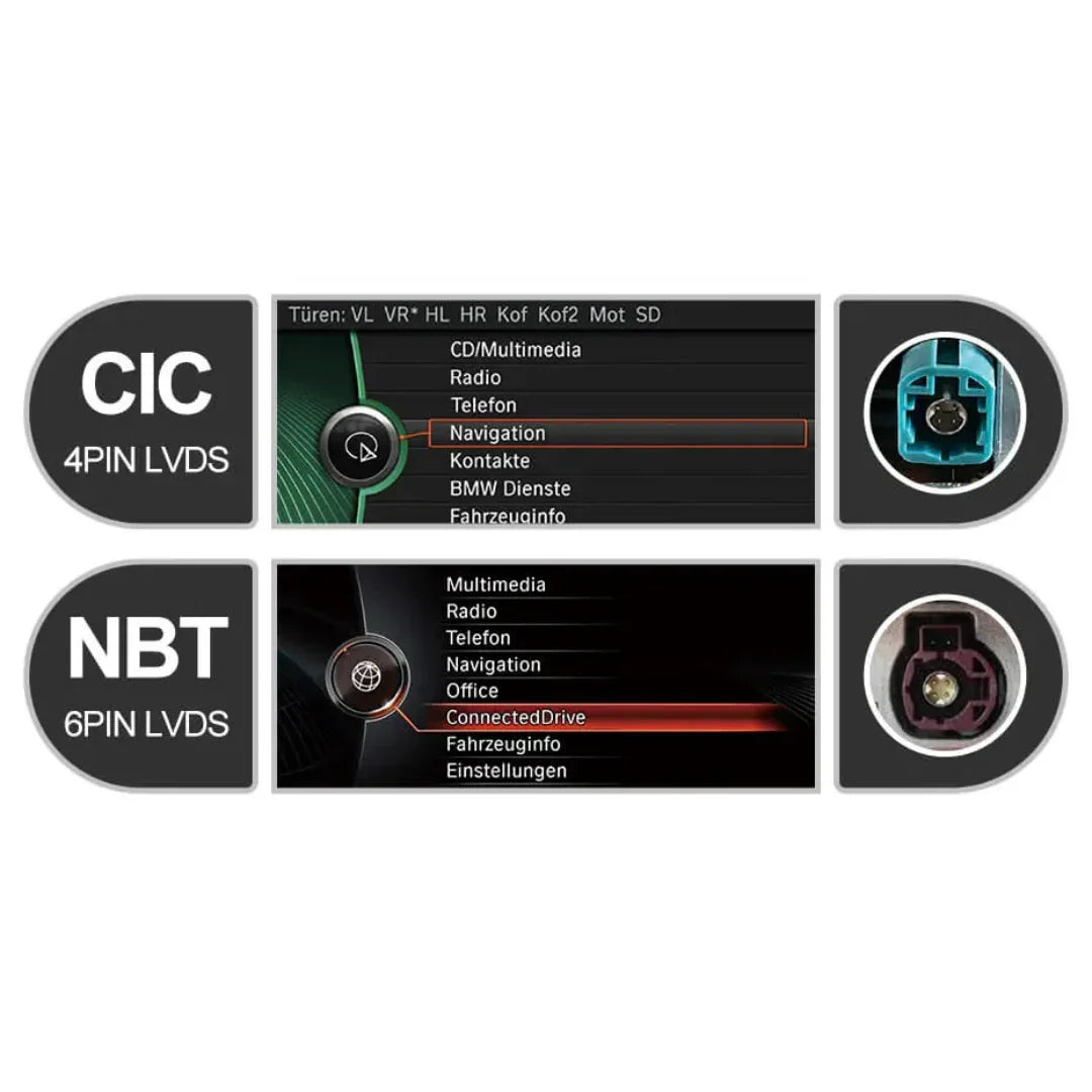 BMW 7 Series 2008-2015 F01 F02 F03 F04 Android 13 CarPlay & Android Auto Autoradio CIC NBT - TechVoyage