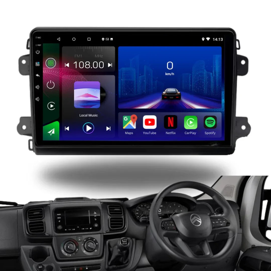 FIAT Ducato | Peugeot Boxer | Citroen Relay Jumper | 2023-onwards | Android 13 Autoradio | Apple CarPlay | Android Auto - DashPro - Belgium