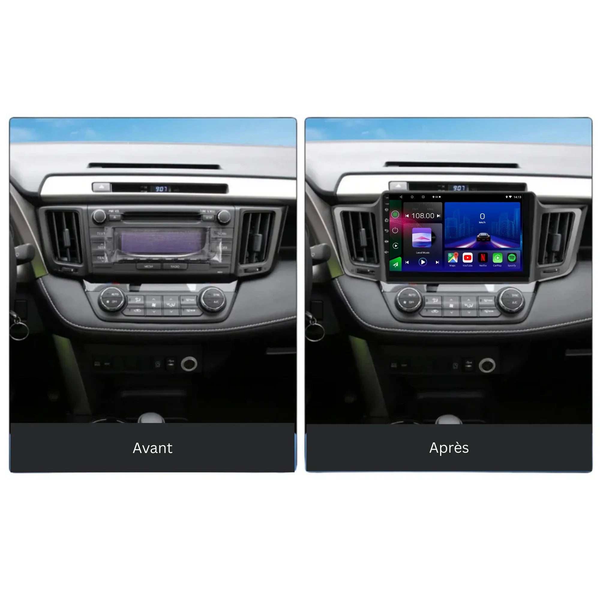 Toyota RAV4 | 2013-2019 | Android 13 Autoradio | Apple CarPlay | Android Auto - DashPro - Belgium