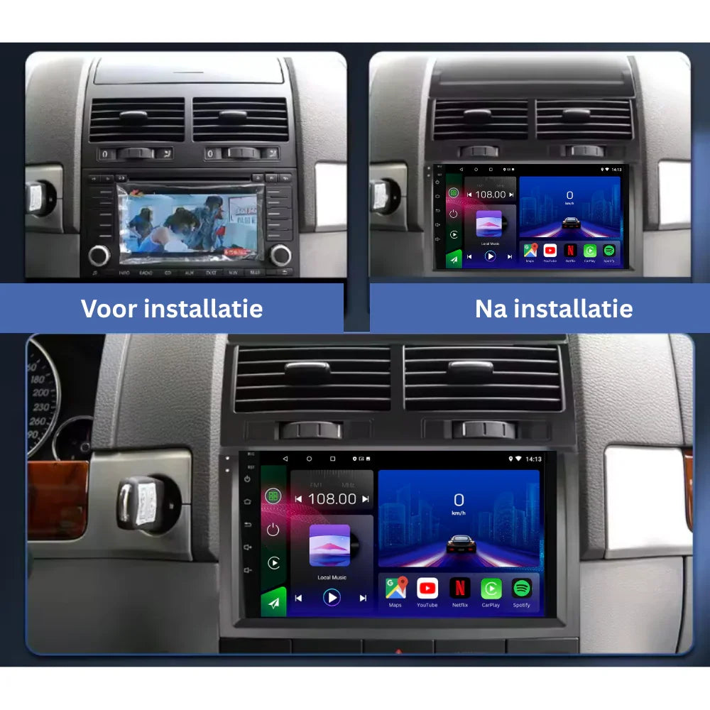 Volkswagen | Touareg | 2002-2010 | Android 13 Autoradio | Apple CarPlay | Android Auto - AutoNav.nl