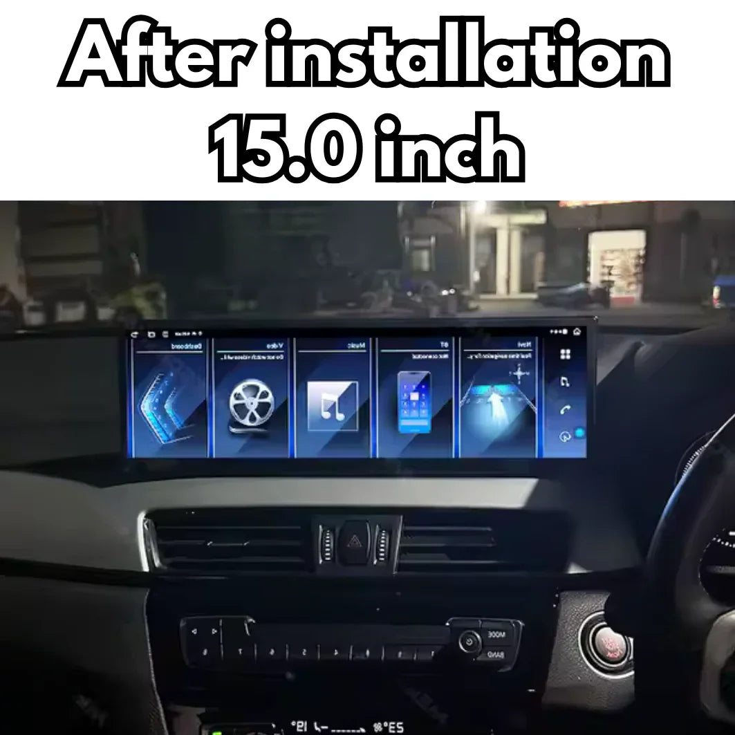 BMW X1 X2 2015-2022 F48 F39 Android 13 CarPlay & Android Auto Autoradio NBT EVO - TechVoyage